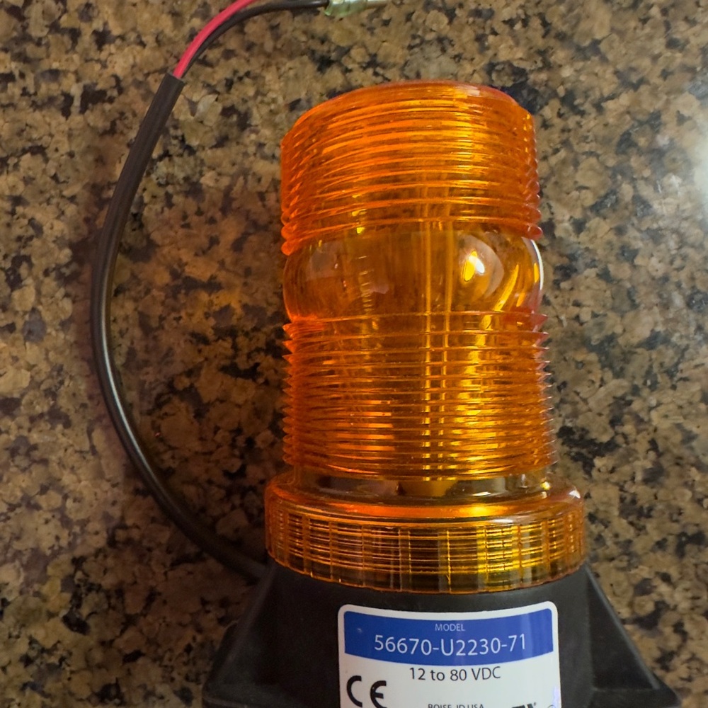Amber Rotating Beacon Strobe Warning Light